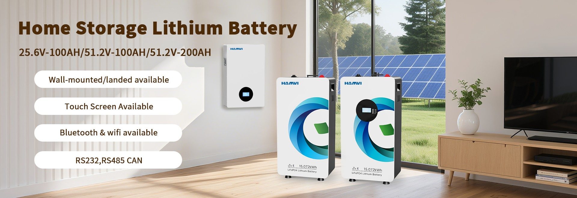 Batería de suelo de 48 V y 314 Ah para una libertad energética total