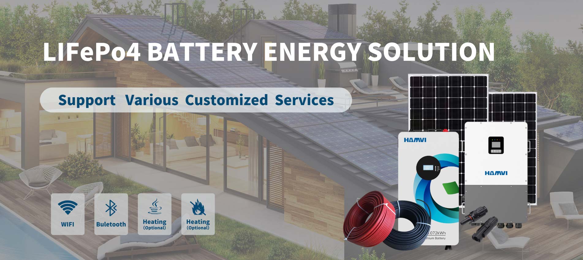 Batería de suelo de 48 V y 314 Ah para una libertad energética total